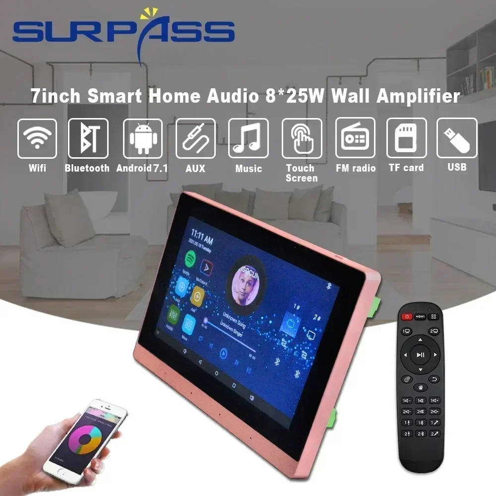 Audio Music Background Free - Amplificador de parede wi-fi de 7