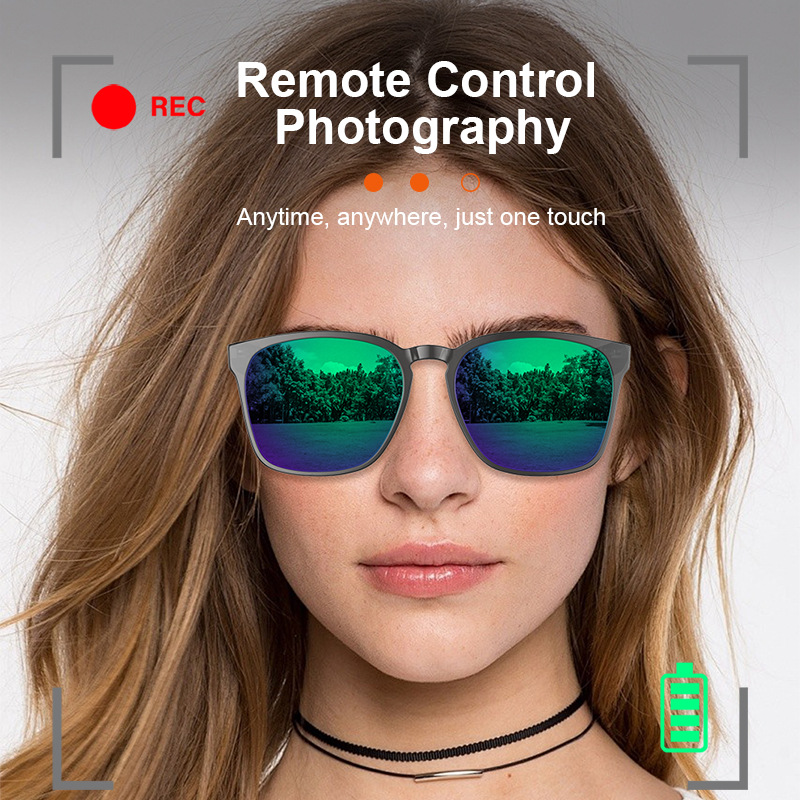 Audio Music To Video Ai - Óculos inteligentes com Bluetooth e IA,