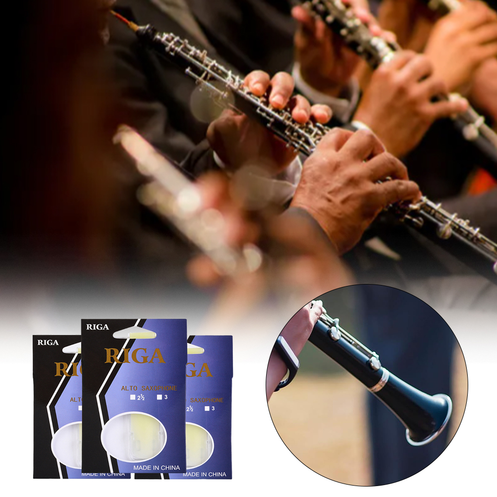 Pacote com 3 palhetas para sax - Saxophone Reed Pack avaliação e preço