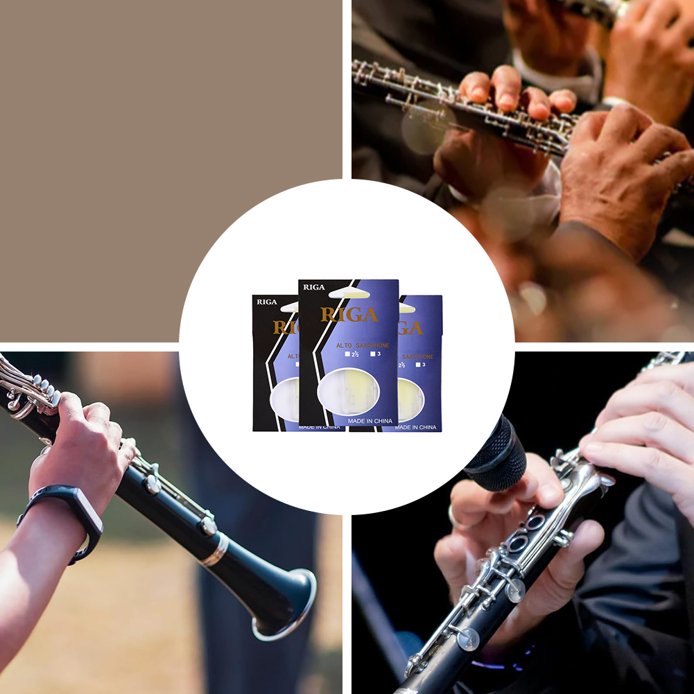 Pacote com 3 palhetas para sax - Saxophone Reed Pack avaliação e preço