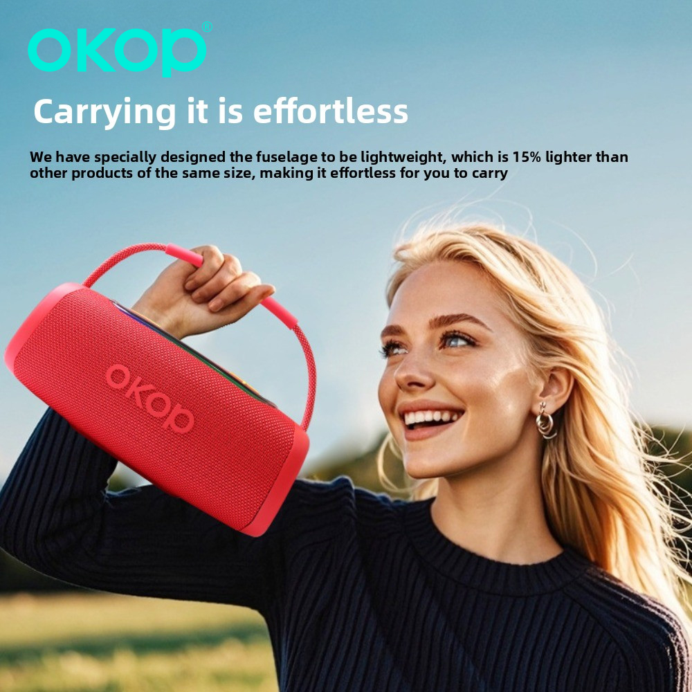 Okop alto-falante bluetooth, l - Audio Music To Video Ai avaliação e preço