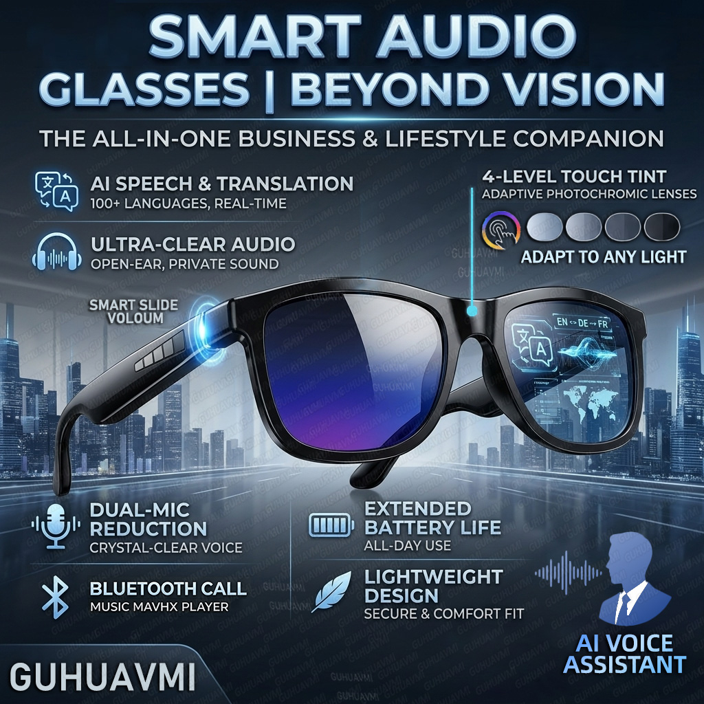 Novos Óculos Inteligentes com  - Audio Music To Video Ai avaliação e preço