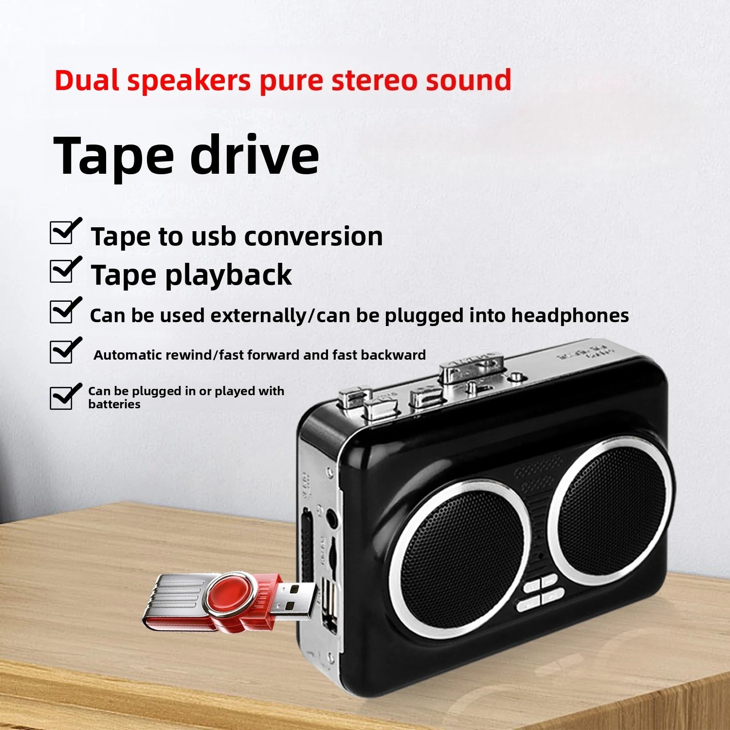Usb cassete player música áudi - Audio Music Converter To Mp3 avaliação e preço