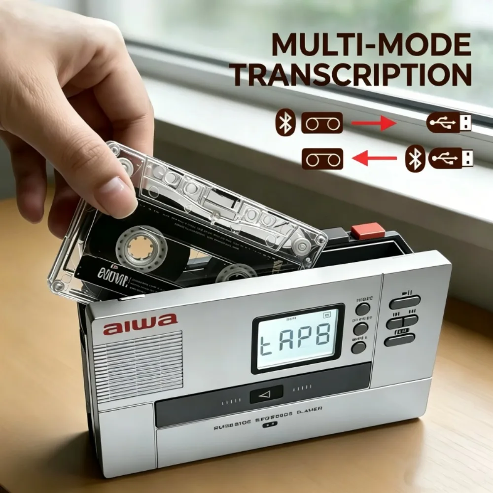 Leitor de cassete portátil de  - Audio Music Converter To Mp3 avaliação e preço