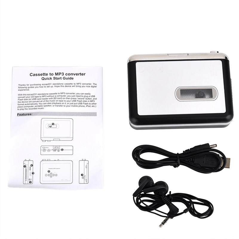Ezcap 231 USB Cassete Tape Lei - Audio Music Converter To Mp3 avaliação e preço